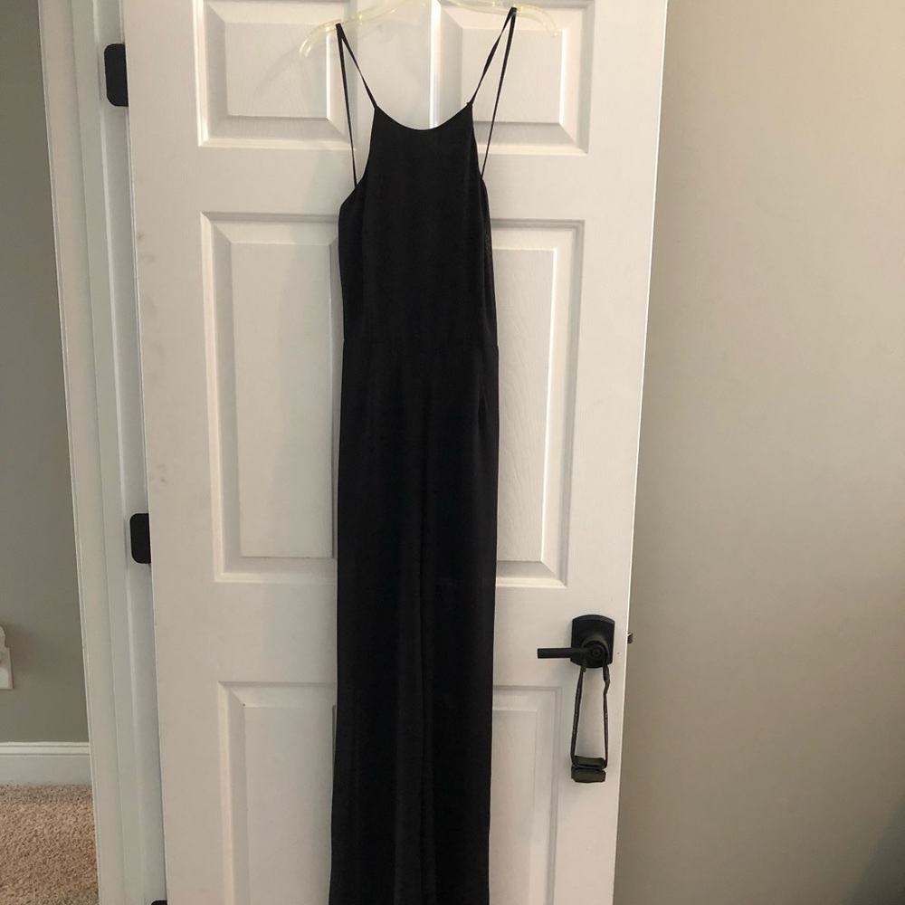 Black Open Back Jumpsuit